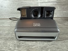 Polaroid One 600 Instant Film Camera Silver Tested Working