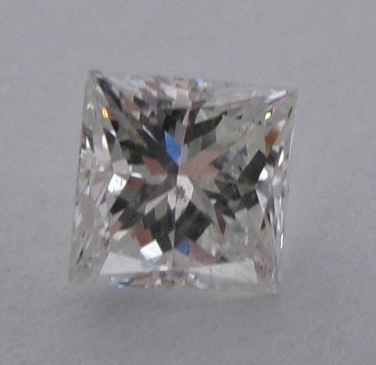 1/3CT. BEAUTIFUL CUT EARTH MINED PRINCESS CUT DIAMOND G I1  FREE SHIPPING