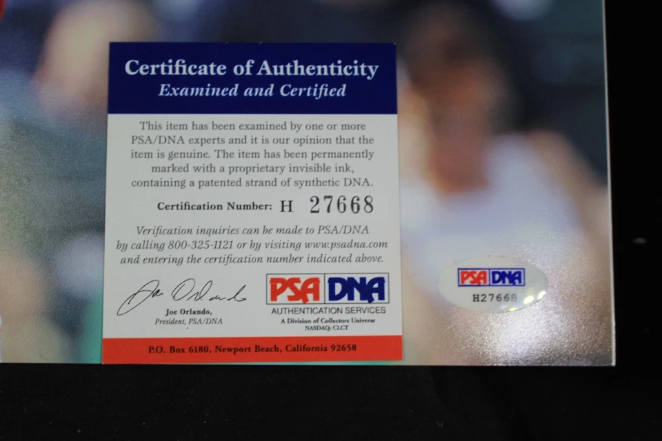 VLADIMIR GUERRERO SR. Signed Autographed Auto 11x14 Photo Anaheim Angels PSA COA - Image 2 of 4