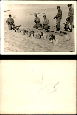Original Vintage Photo IDF Soldiers & POWs Sinai Desert Six-Day or Yom Kippur Wa