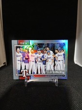 2026 Topps Series 1 - Texas Rangers Team Card - Rainbow Foil Parallel #258