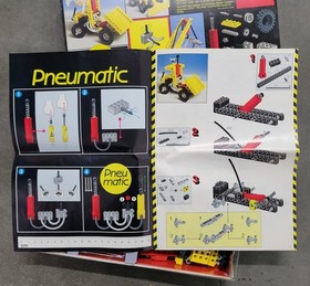 LEGO Technic Lot 8030 8040 with Box Vintage 80s 90s Build AS IS Retired LEGO