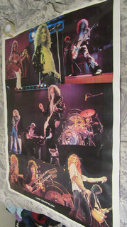 VINTAGE LICENSED LED ZEPPELIN POSTER 1978 HUGE MEASURES 42" X 58" SUPER RARE