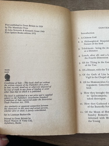 Aleister Crowley - Mondkind - Kugel Taschenbuch - 1972 Okkulte Hexerei - Bild 9 von 15