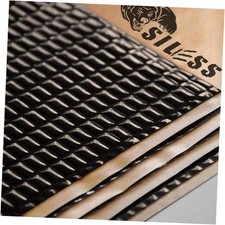 Black 80 mil 2mm 18 sqft Car Sound Deadening mat - Butyl 18 SqFt 1.7 SqM 