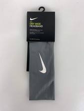 Nike Gray Dry Wide Headband