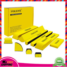 7pc Sanding Block Set with Hook Loop Pads for Car Body Paint Polishing