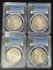1879-S , 1880-S, 1881-S, 1882-S Morgan Silver Dollar PCGS MS 62 Gold Shield!
