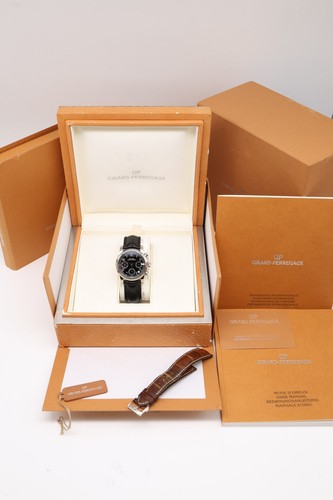 Chronographe Girard Perregaux Classic Sport 38 mm automatique 8021 boîte + papiers - Photo 9/9