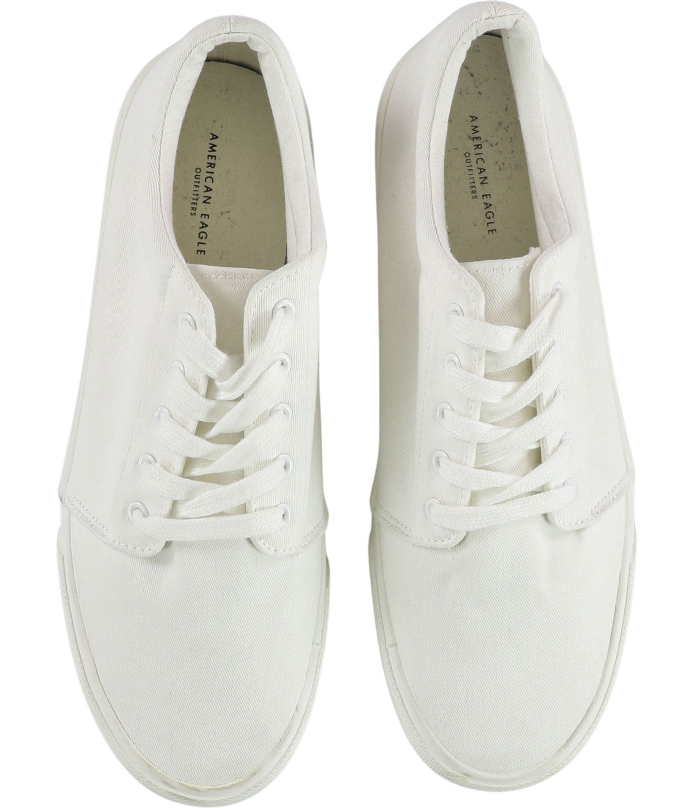 American Eagle Womens Solid Platform Sneakers, wh… - image 3