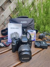 Canon EOS 450D DLR Camera - EF-S 18-55mm + Bag + Charger + SD Card + Manual