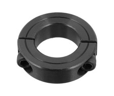 Double Split Collar 1-3/4 x 1 x 1/2 Steel Black Oxide (3 Pieces)
