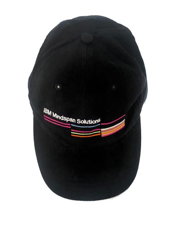 IBM unisex ball cap. IBM & Midspan Solutions Logo front and IBM Lotus on back.