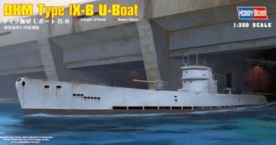 HobbyBoss 83507 German Submarine Type IX-B 1/350 Scale Plastic Model Kit