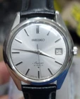 VINTAGE SEIKO SKYLINER 6102 21J SS HAND WINDING JAPAN MEN WATCH