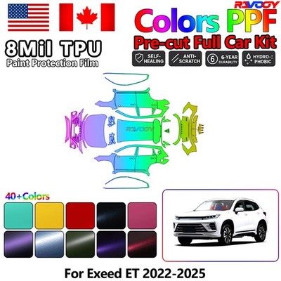 Color Precut PPF Paint Protection Film For Exeed ET 2022-2025