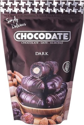 Chocodate Dark Rich Silky Chocolate Arabian Date 250gm