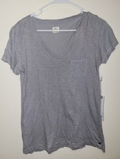 New O'neill Women Perry T-shirt Tee Blouse SS Shirt Surf Lifestyle Gray S Surf
