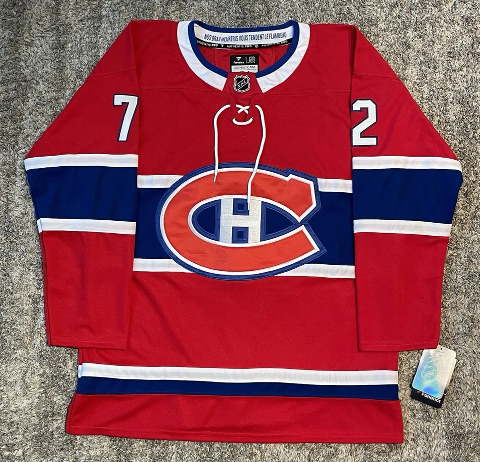 Arber Xhekaj Signed Montreal Canadiens Jersey Beckett COA - Image 2 of 4