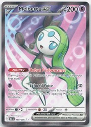 Meloetta ex 159/086 Scarlet & Violet: Black Bolt