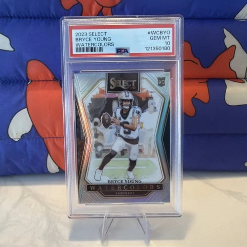 2023 Select Watercolors Prizm Case Hit Bryce Young RC SSP PSA 10