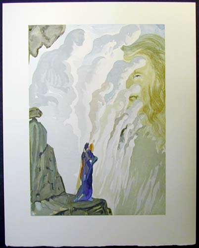 SALVADOR DALI Original Color Woodcut DIVINE COMEDY Comédie 1960 Ecstatic Visions - Picture 1 of 1