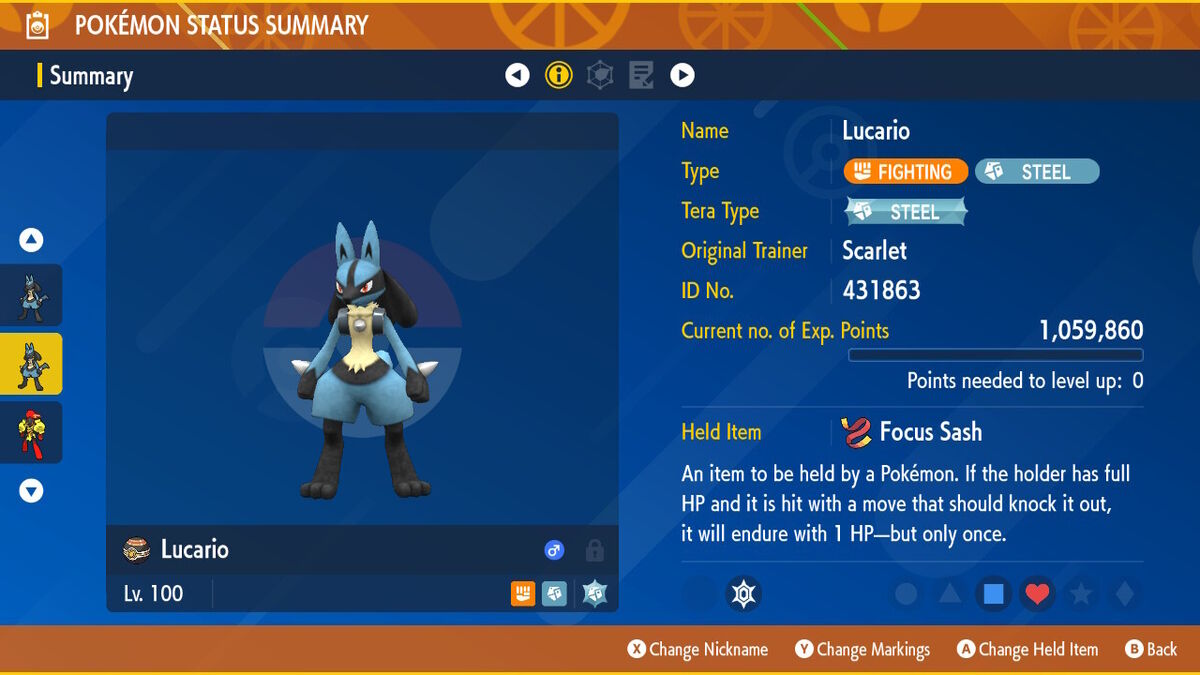 Pokemon Sword and Shield Ultra Shiny Lucario 6IV Competitively