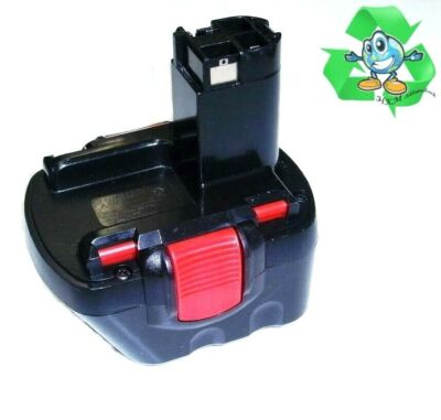 Original Bosch Akku 12 V 1,5 Ah NiCd  2607335541 Neubestückt m. 2,4 Ah 2400 mAh