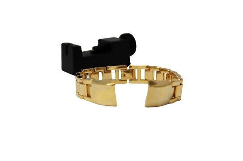 Fasce compatibili Fitbit Alta in acciaio inox - Gun Metal, nero, oro e oro rosa - Foto 11 di 14