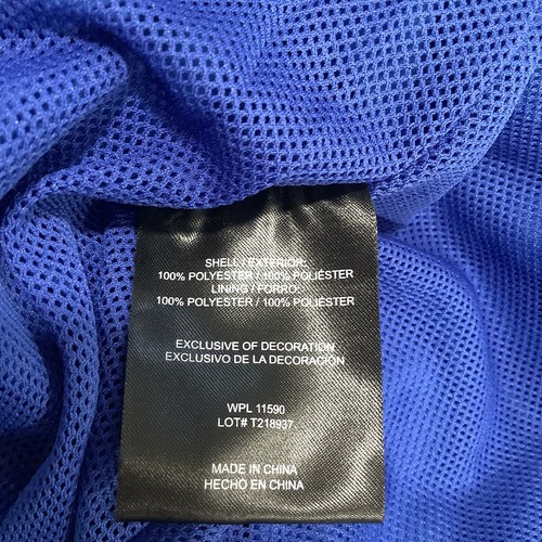 32 Degrees Cool Womens Full Zip Hooded Long Sleeve Blue Windbreaker Jacket Sz XL - Picture 9 of 10