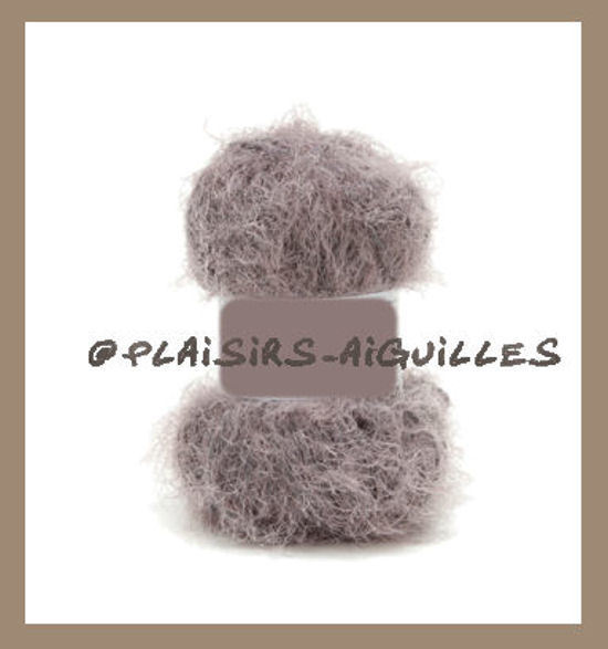 Lot de 6 pelotes de laine Beaugency couleur poivre neuves pour tricot