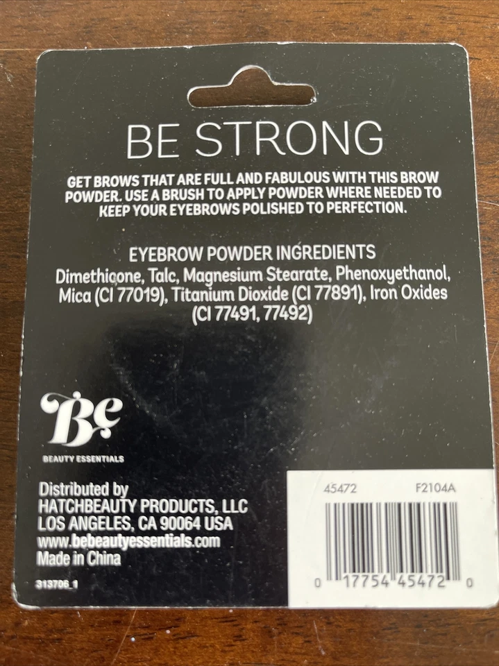 Beauty Essentials Eyebrow Powder Highlighter Be Strong Travel Everyday Wear - Image 2 of 2