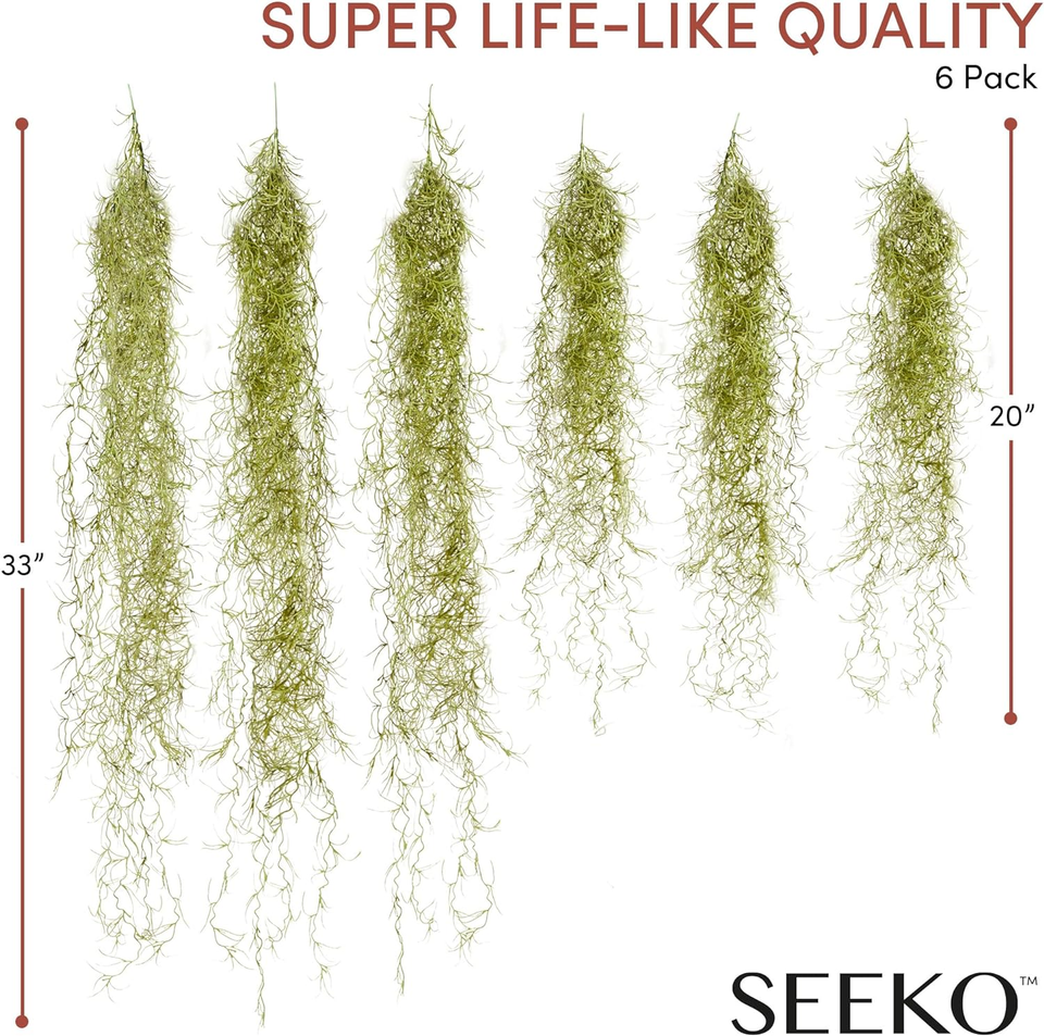 Spanish Moss, Fake Moss for Artificial Hanging Plants Moss for Plants