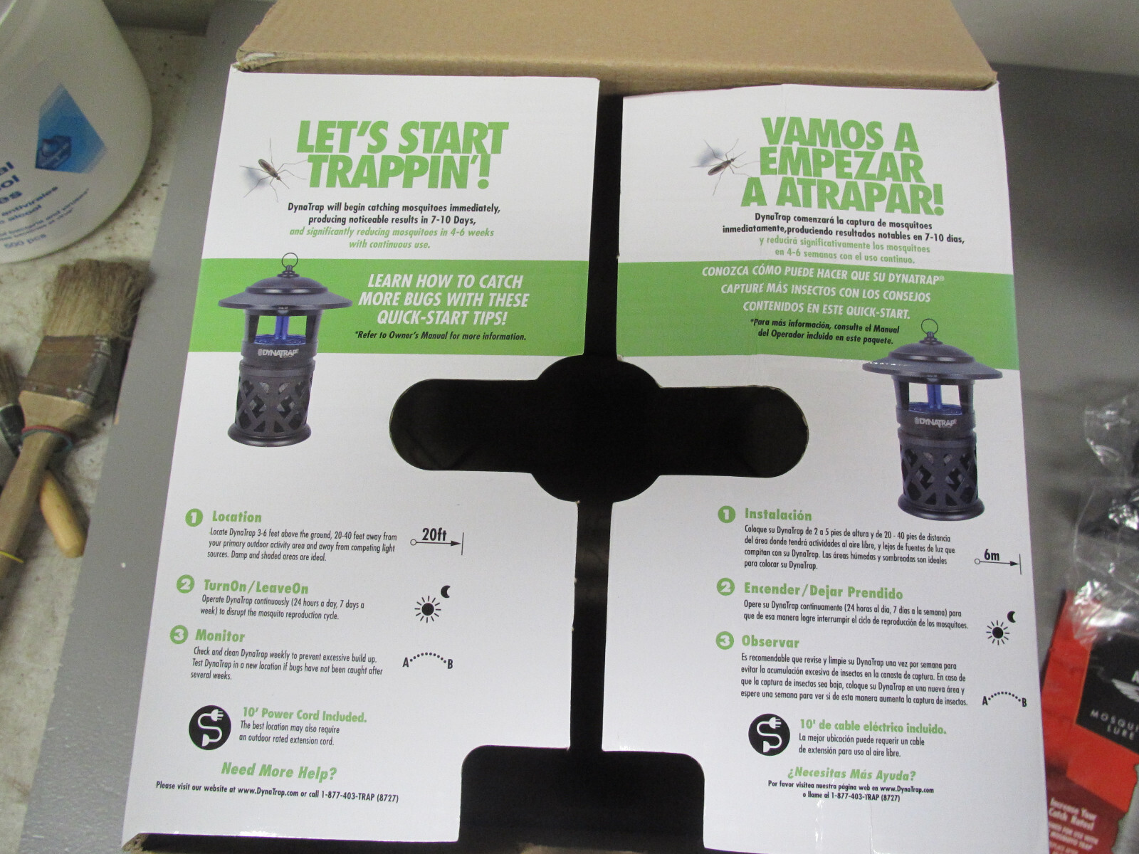 DynaTrap Insect Trap - 50% Larger High Capacity Catch Basket-half acre coverage