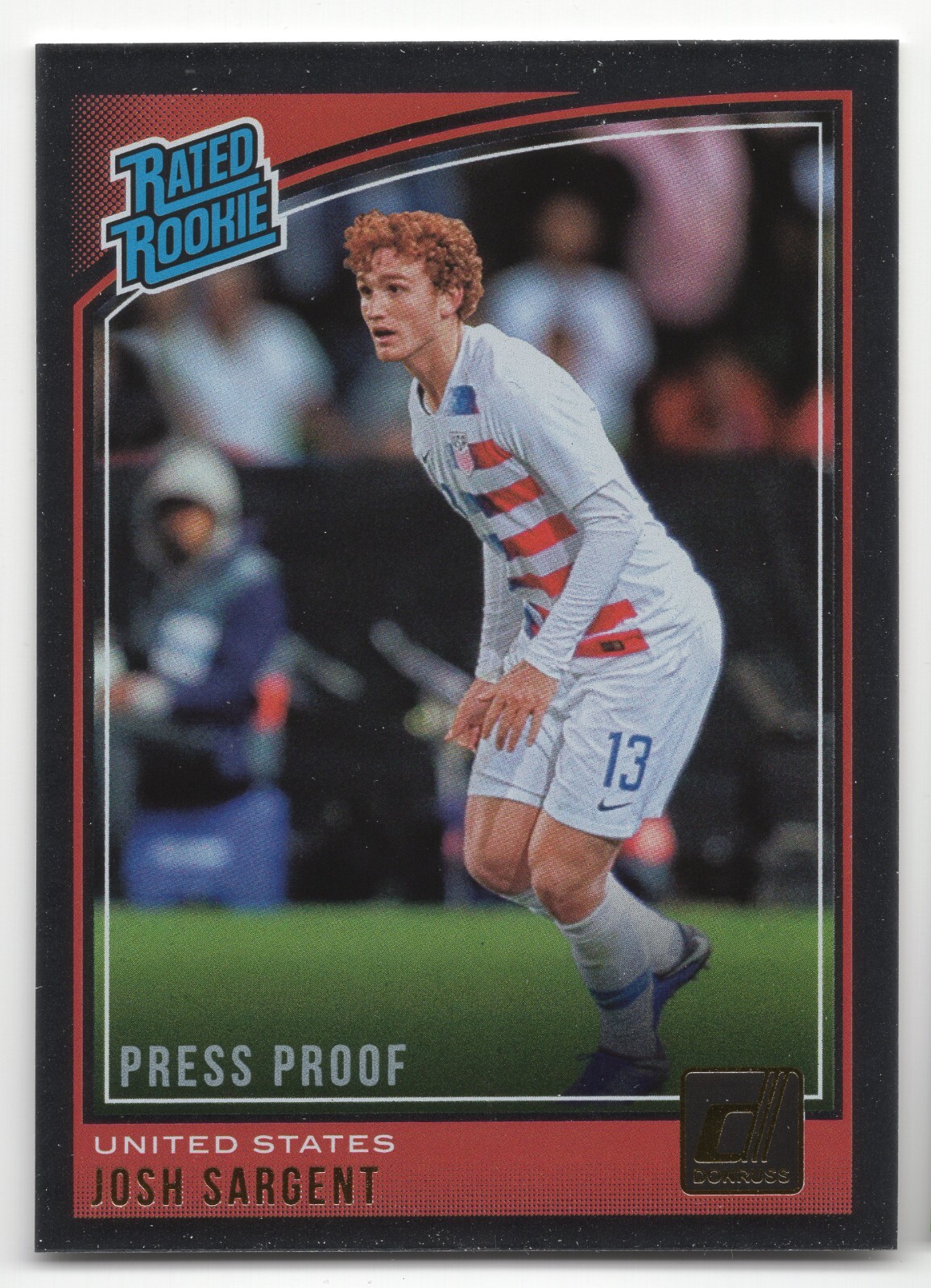 2018-19 Panini Donruss JOSH SARGENT #200 Silver Press Proof Rated Rookie