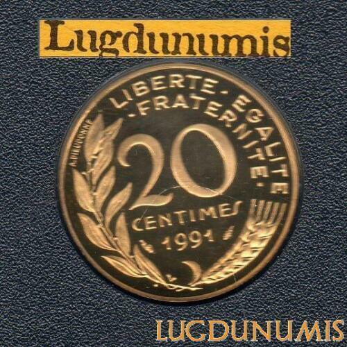 20 Centimes Lagriffoul Monnaies Argent et Bronze