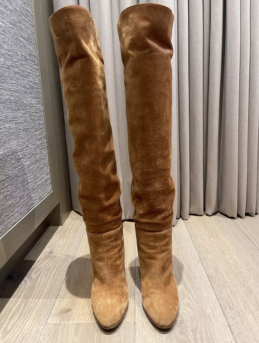 Gianvito rossi over the knee suede boots sales
