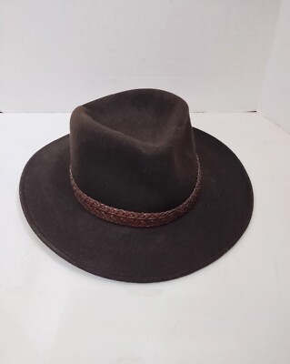 Scala Adelle crushable wool felt boater hat in a wine/burgundy color One Size Scala Womens FW 2023 by Dorfman Milano - Issuu main image 4