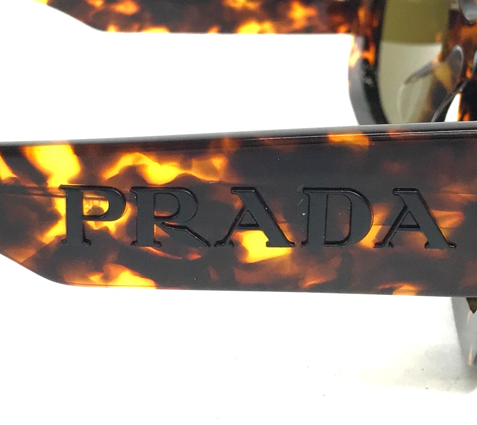 Очки солнцезащитные Prada SPRA13-F VAU-01T Havana черепаховые азиатские оправы зеленые линзы - Изображение 4 из 4