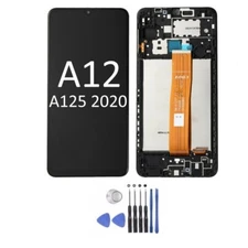 For Samsung Galaxy A12 SM-A125U A125U1 LCD Touch screen Digitizer Frame Display