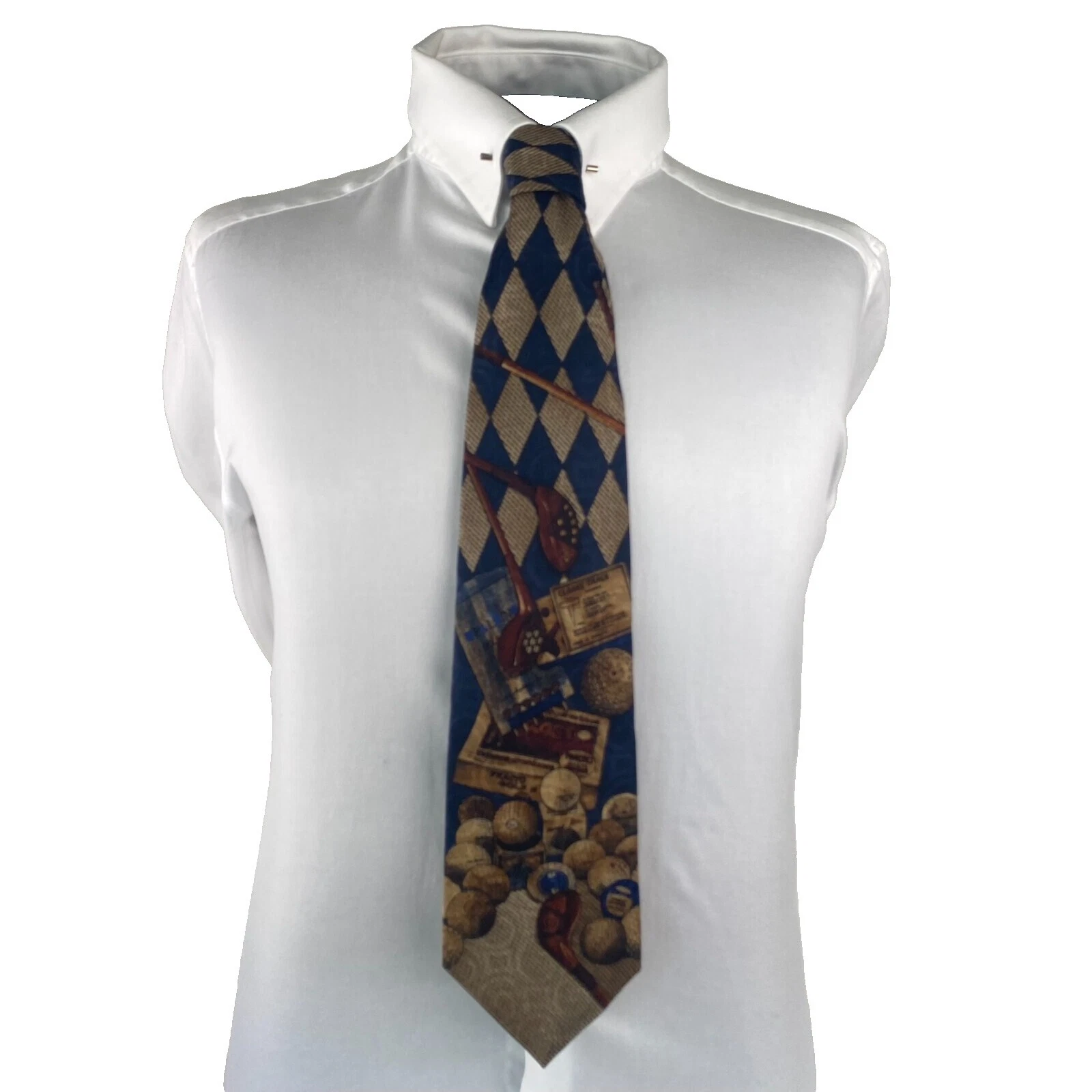 Lazos GUESS geométrico 100% Seda para Hombres