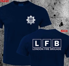 London Fire Brigade LFB UK United Kingdom Firefighter T-shirt