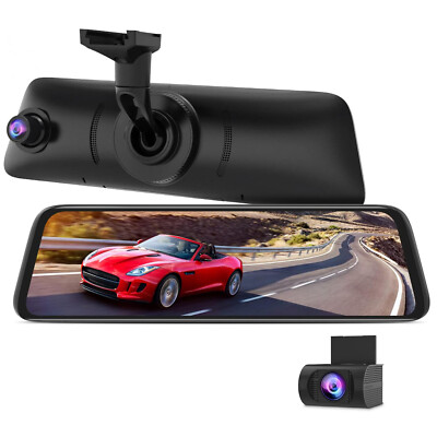 AUTO-VOX V5PRO 1080P 9.35'' OEM Car Rear View Mirror Camera Dual Len Dash Cam
