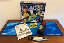 Speed Stacks PACK PILA, Caja Completa/Original, 12 Tazas Rojas, Alfombrilla y Temporizador