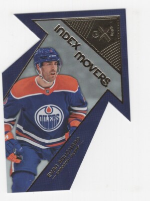 2023-24 SKYBOX E-X 2000 HOCKEY INDEX MOVERS EVAN BOUCHARD EDMONTON OILERS #IM-17