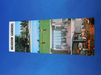 POSTCARD PITT MEADOWS BRITISH COLUMBIA MEADOW GARDENS MOTEL GOLF COURSE TENNIS