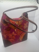 printed silk vintage purse