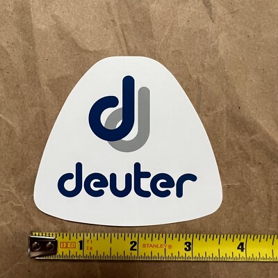 Deuter sticker decal, genuine, original, 3.5'' x 3.25'', NEW
