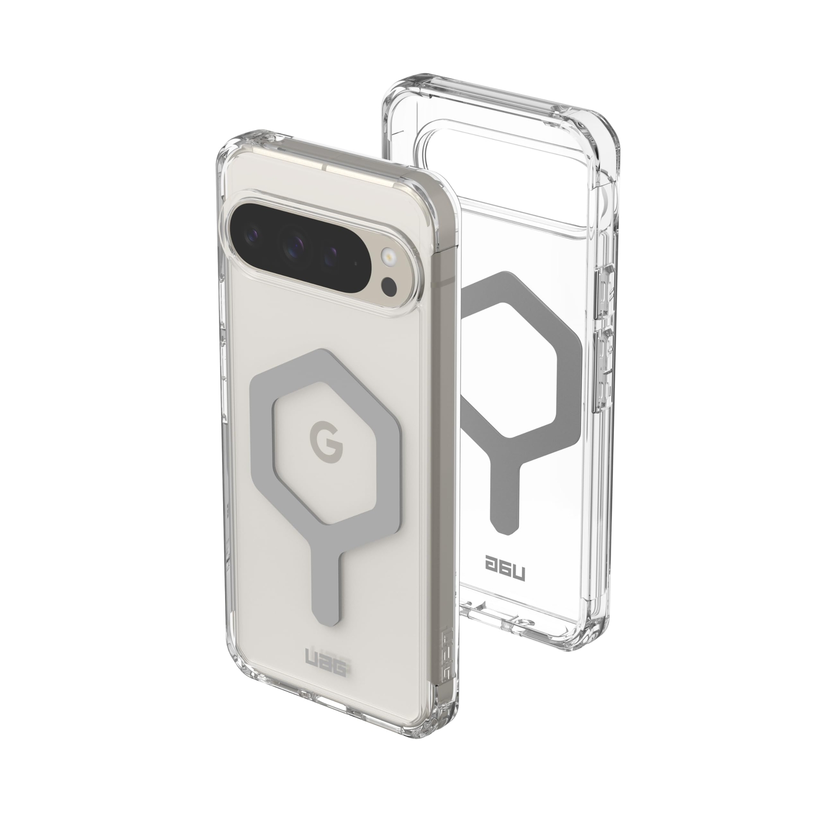 UAG Google Pixel 9 Pro XL Case Plyo Pro Ice/Silver, Magnetic Charging Rugged