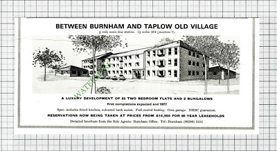 Burnham Taplow Hausverkauf Anzeige - 1977 Zuschnitt